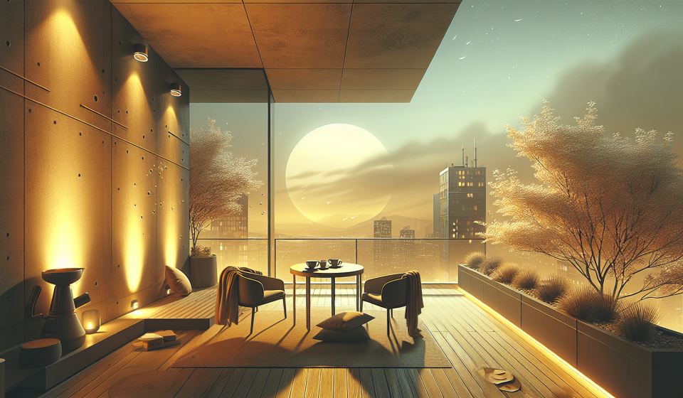 Die erste Kaffeepause draußen – Illustration