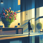 Ein anonymer Strauß sorgt für Gespräche – Illustration