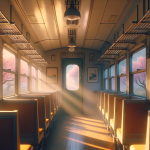 Ein Businesstrip während der Kirschblüte Ein Businesstrip während der Kirschblüte – Illustration