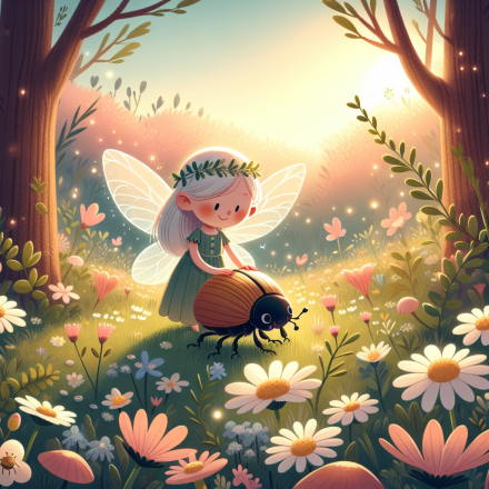 Eine Fee bringt neues Leben – Illustration