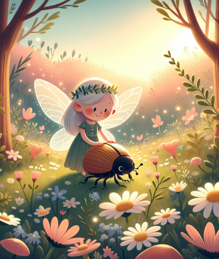 Eine Fee bringt neues Leben – Illustration