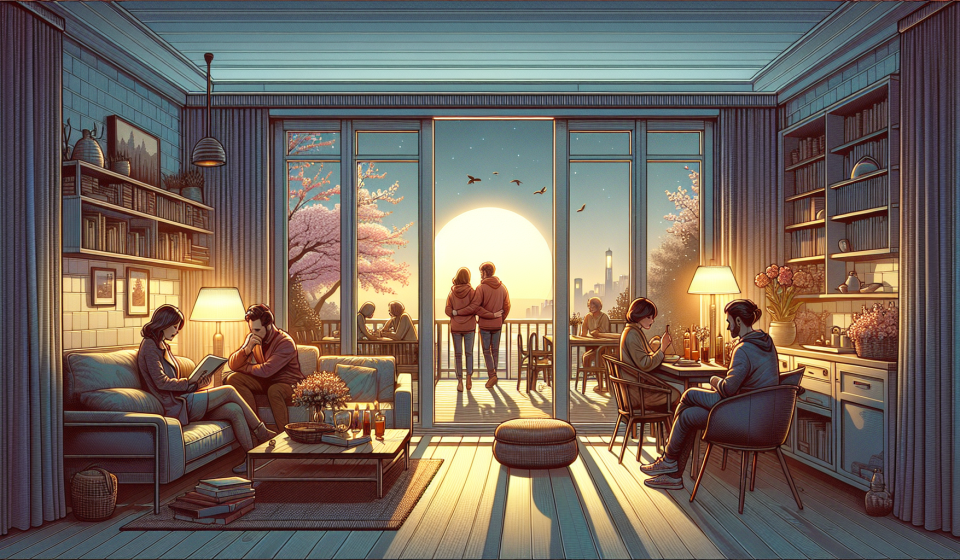 Beide eingeladen, keiner hat den anderen erwartet – Illustration