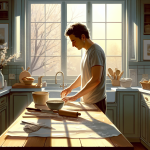 Bis es klappt riecht die Küche nach allem – Illustration