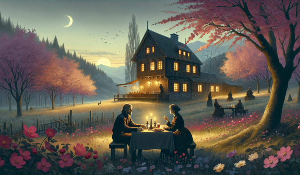 Blütenstill – Ein Kuss, doppelt erinnert – Illustration