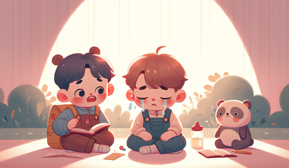 Das Lämmchen, das dem Frühlingslicht folgt – Illustration