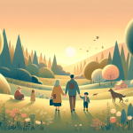 Der Abend, als die Wiese leuchtete – Illustration