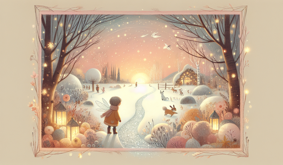 Der Schneetraum am Glattschneeweg – Illustration