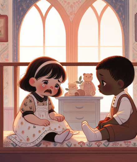 Die Hasen-Mama und die Flut – Illustration