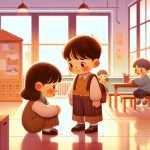 Finn und die Karte zum Frühlingsversteck – Illustration