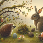 Hase Milo und das verschwundene Ei – Illustration