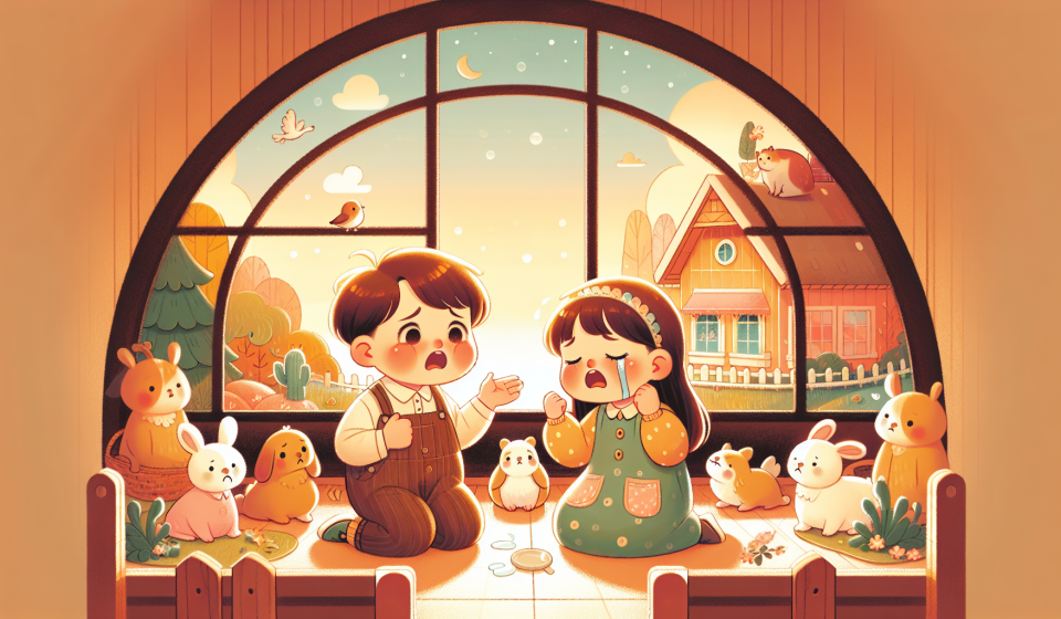 Jonas und das neue Kind – Illustration