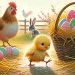 Pip und der lange Weg zum Osterkorb – Illustration