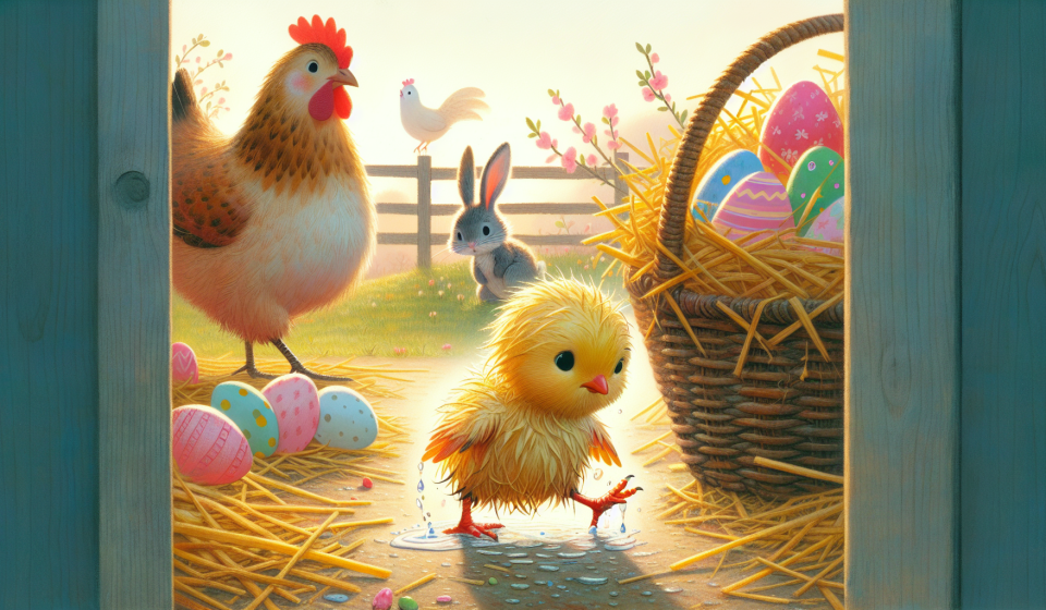 Pip und der lange Weg zum Osterkorb – Illustration