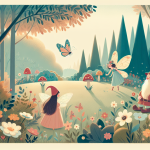 Silvi und der erste Sonnenstrahl – Illustration