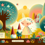 Silvi und der erste Sonnenstrahl Silvi und der erste Sonnenstrahl – Illustration