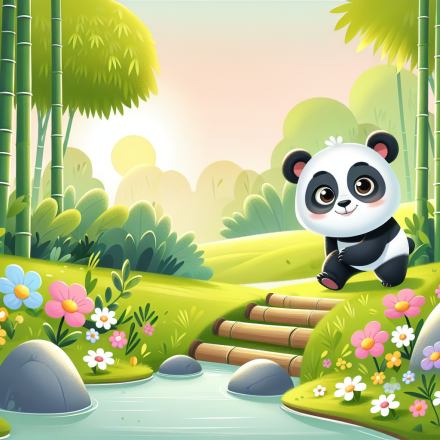 Xiu und die blühende Welt – Illustration