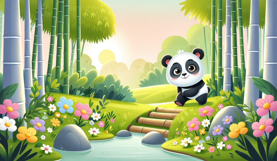 Xiu und die blühende Welt – Illustration