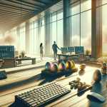 Zwei Kollegen suchen Eier und sich selbst – Illustration