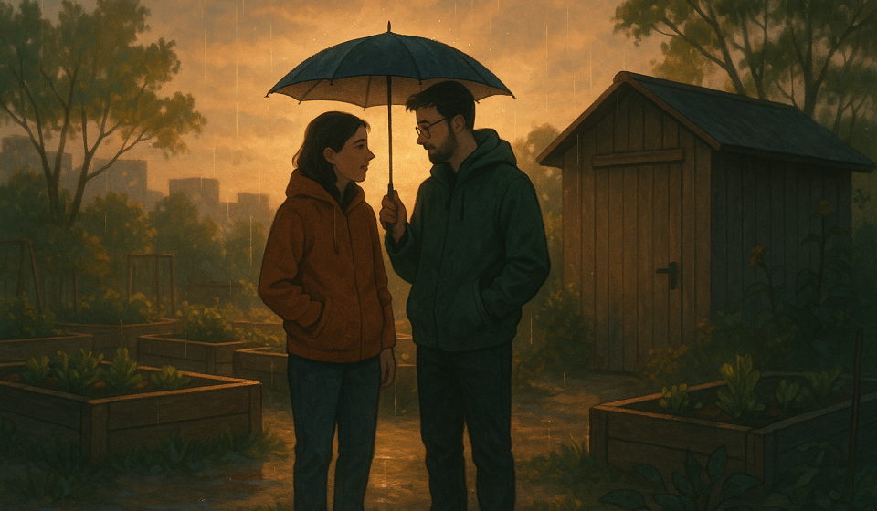 Der Gemeinschaftsgarten – Illustration