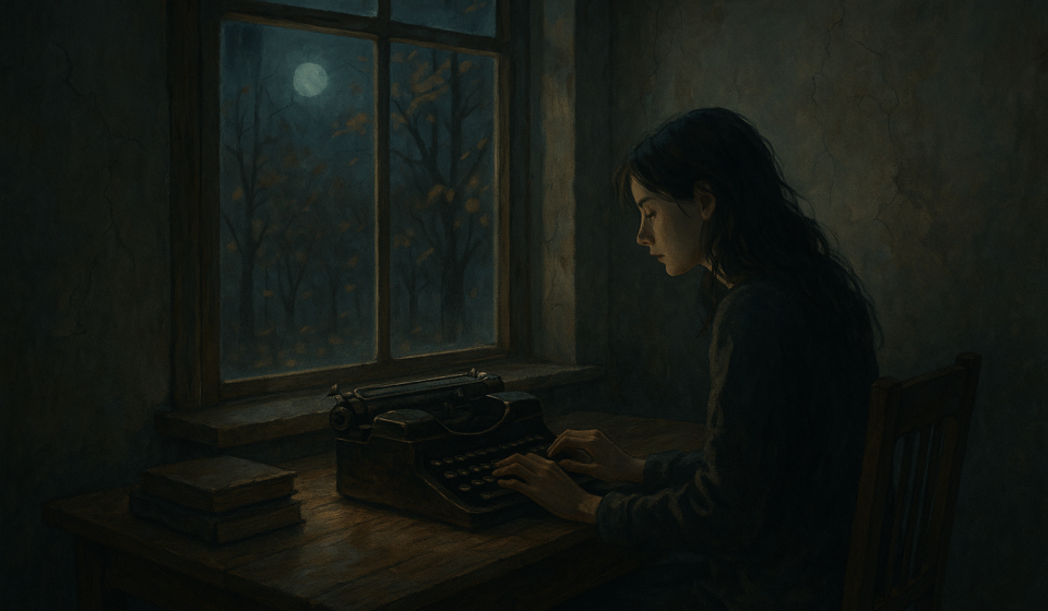 Der Schreiber der nie schrieb – Illustration