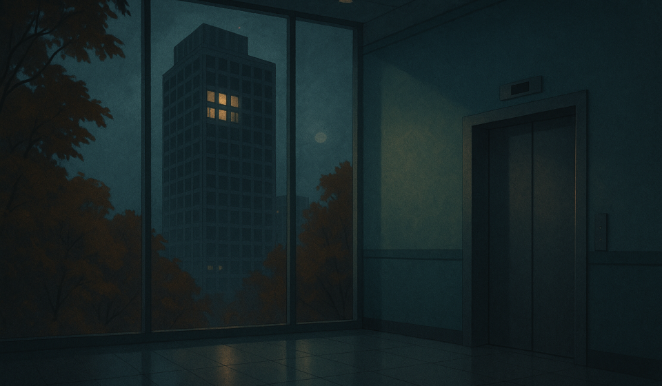 Elisa und das Licht in der 42. Etage – Illustration