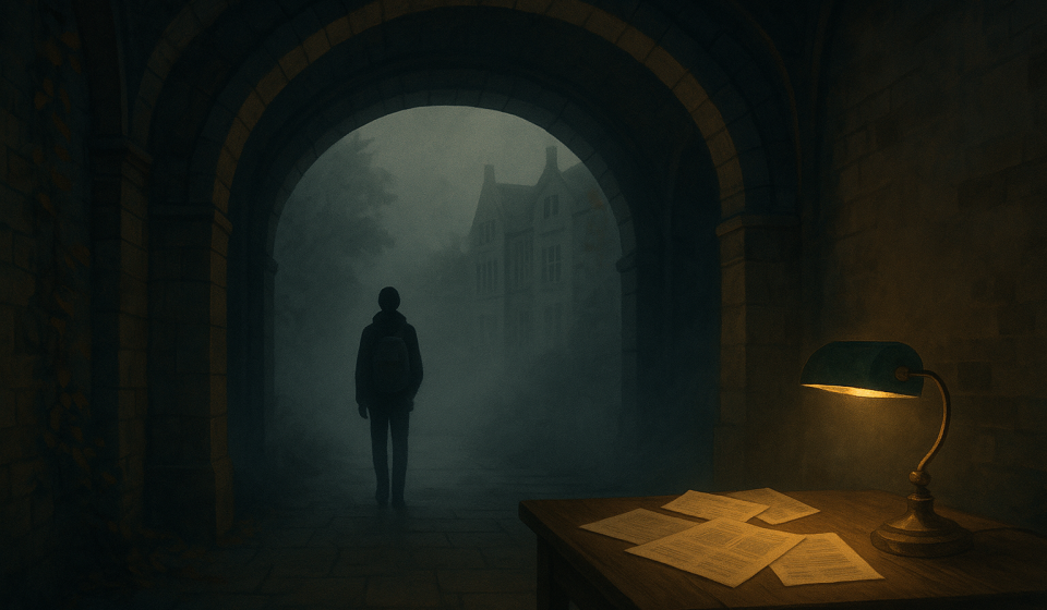 Jenny und das Geheimnis der Uni – Illustration