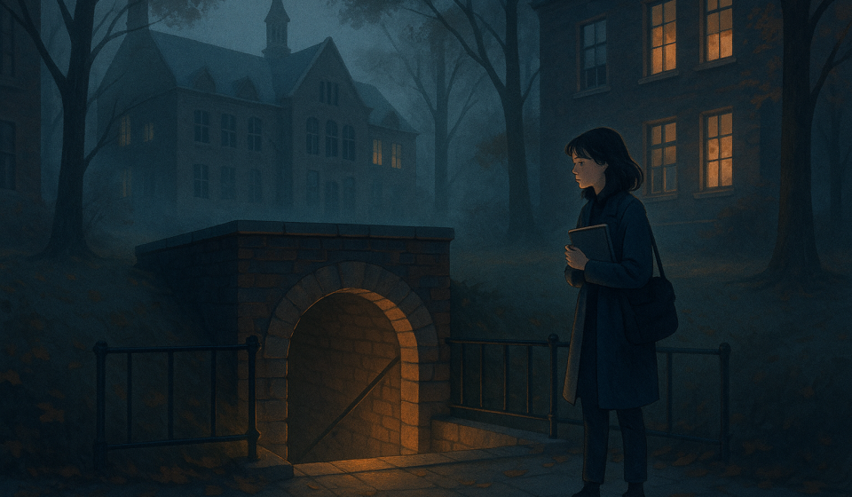 Jenny und das Geheimnis der Uni – Illustration