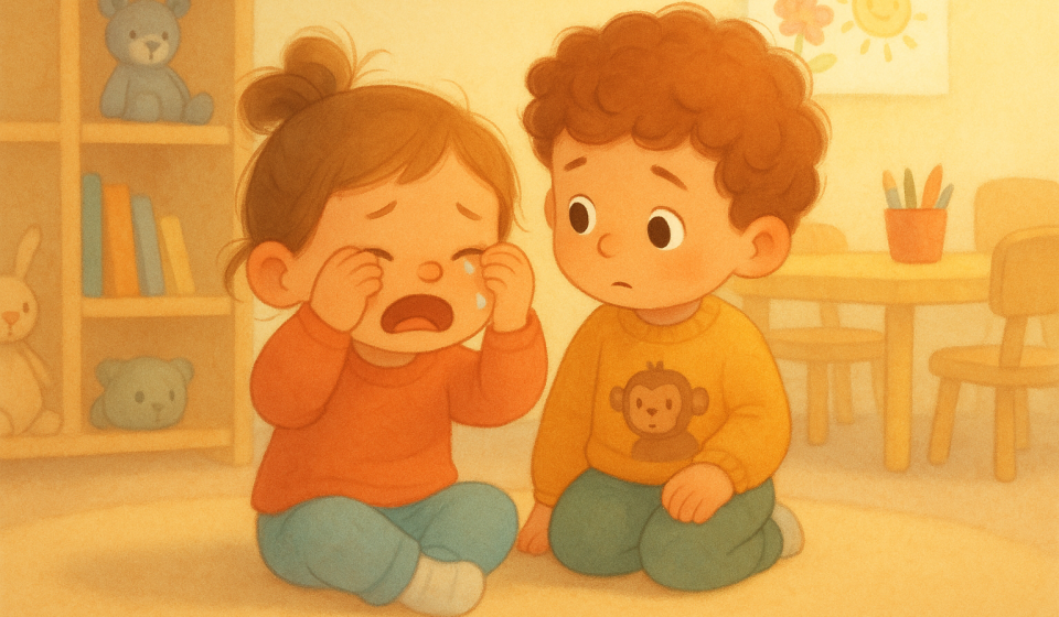 Zu Besuch bei Oma und Opa – Illustration