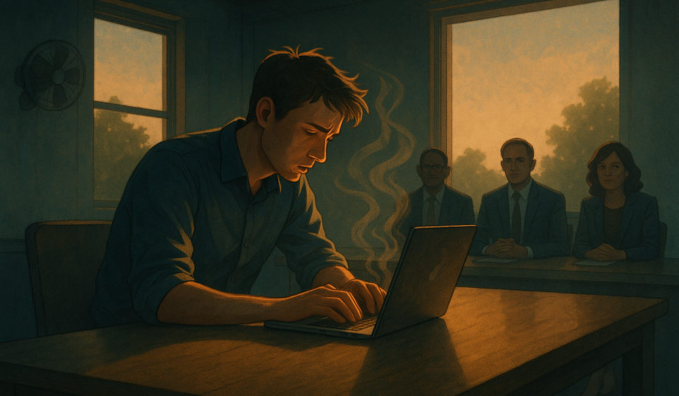 Der heißeste Pitch des Jahres – Illustration
