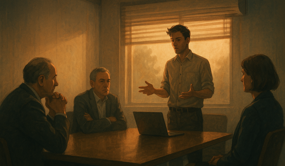 Der heißeste Pitch des Jahres – Illustration