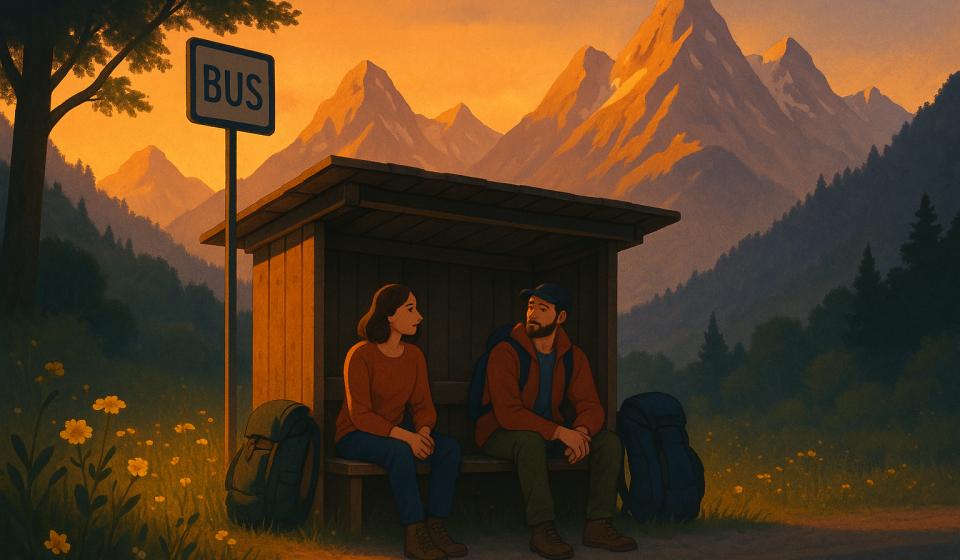 Die Wandergruppe – Illustration