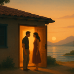 Hitze am Gardasee – Illustration
