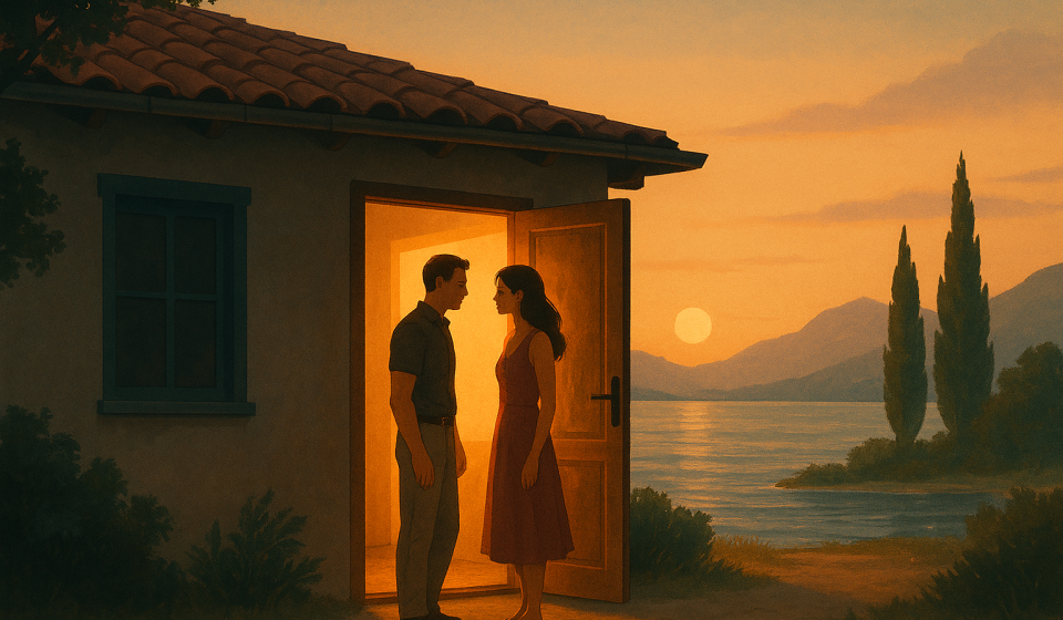 Hitze am Gardasee – Illustration