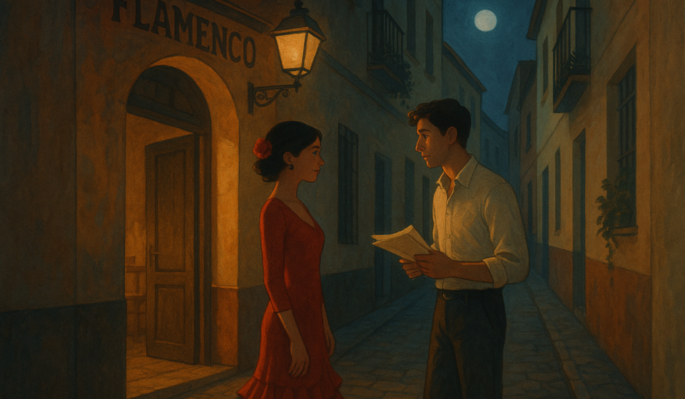 Sommernacht in Sevilla – Illustration