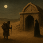 Das Orakel in der Wüste – Illustration