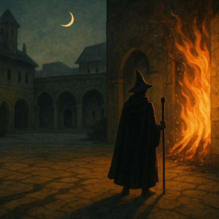 Der Feuermagier – Illustration