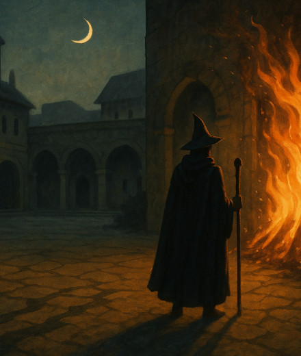 Der Feuermagier – Illustration