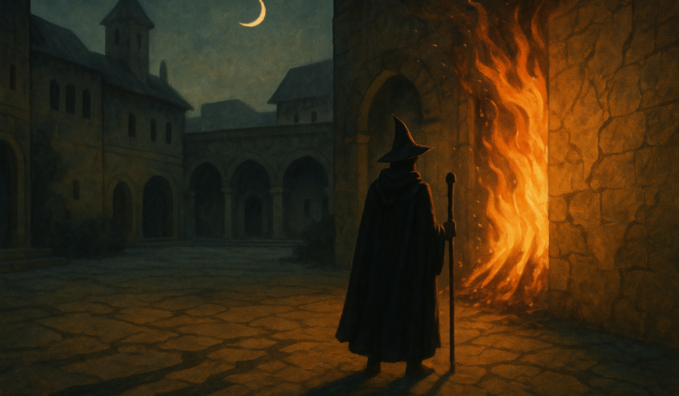 Der Feuermagier – Illustration