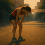 Der Marathon im August – Illustration