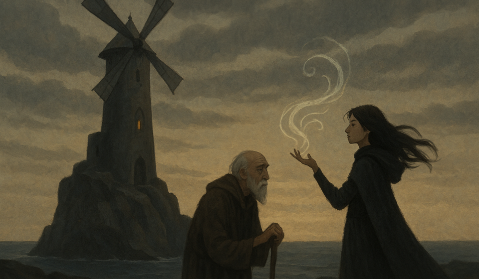Die Windmagierin – Illustration