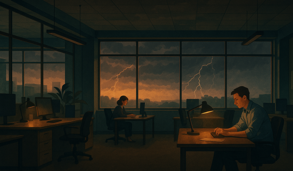 Gewitterwarnung um 15 Uhr – Illustration