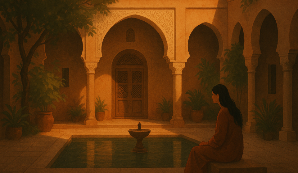 Hammam in Marrakesch – Illustration