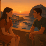 Ischia im August – Illustration