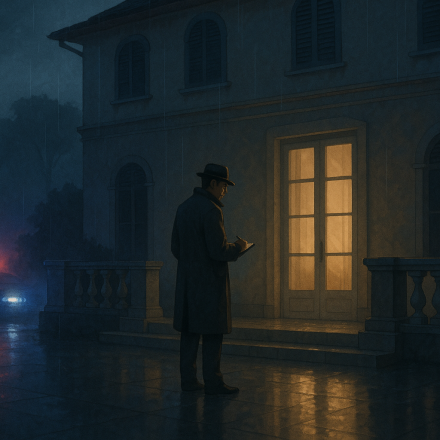 Tod im Gewitter – Illustration