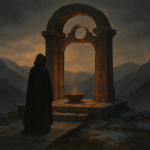 Der Weinlese-Kuss Das Orakel des ersten Frosts – Illustration