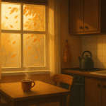 Der erste Tee des Herbstes – Illustration