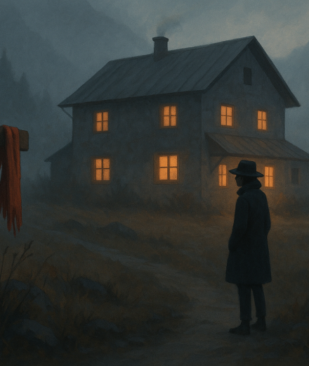 Der Wanderer, der nicht ankam – Illustration