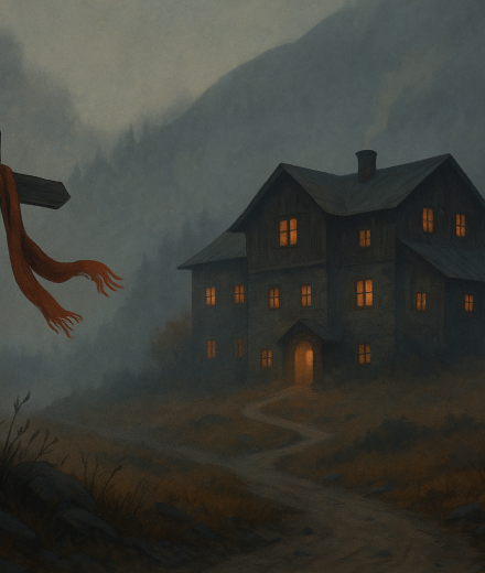 Der Wanderer, der nicht ankam – Illustration