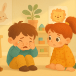 Eichhörnchen Nuss und der erste Nebel – Illustration