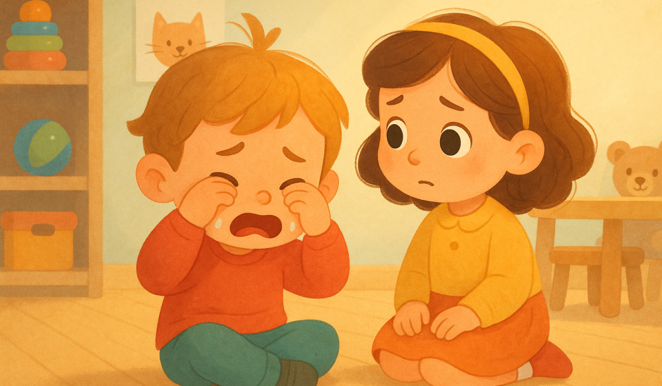 Grossvaters Kaminfeuer – Illustration